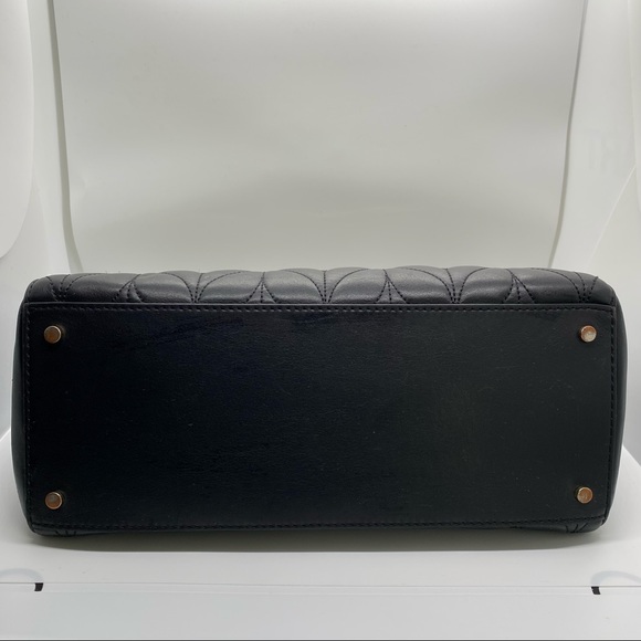 Kate Spade  crossbody/shoulder bag black & gold - Picture 7 of 11